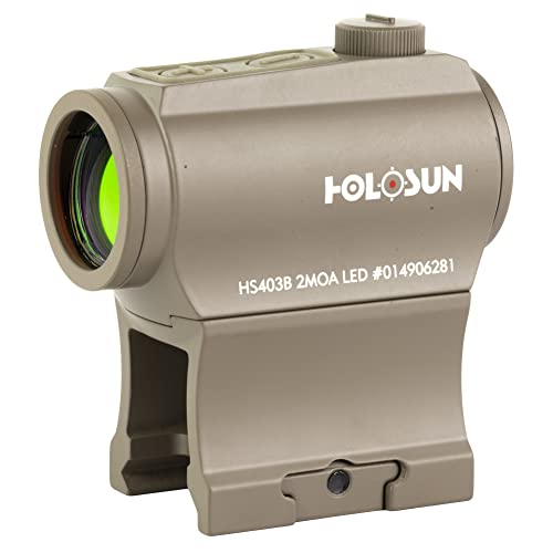 HOLOSUN Red 2MOA Dot Holographic Sight, FDE