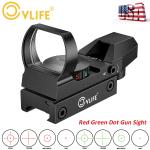 Hunting Holographic RefIex Red Green Dot Sight 4 Types Reticle For 20/22mm Rails