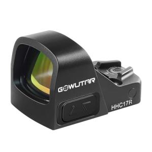 GOWUTAR HHC17R - Micro Red Dot Sight for RMSc/407k/507k Footprint - Side-Loading Battery 3 MOA Pistol Red Dot Optic Designed for Subcompact Setups, Durable Reflex Sight with Shake Awake Fuction