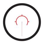 Prism Scope 3X32mm with Auto-Off，6-MOA Dot & Circle Etched Reticle Illuminated，3X Magnifier Red Dot Holographic Reflex Optic Sight，Adjustable Diopter Eyepiece，Fits for Standard 20mm Pic Rail Mounting