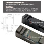 GOWUTAR HHC17R - Micro Red Dot Sight for RMSc/407k/507k Footprint - Side-Loading Battery 3 MOA Pistol Red Dot Optic Designed for Subcompact Setups, Durable Reflex Sight with Shake Awake Fuction