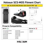 HOLOSUN SCS-MOS Multi-Reticle System Solar-Charging Reflex Sight (SCS-M-GR)