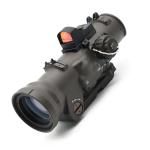 1.5-6X RifleScope Fixed Dual Purpose Holographic Scope with Mini RMR/Doctor Red Dot Compact Reflex Sight Combo, 1.5 MOA/6 MOA Red Illumination, Two Optical Reticle Modes, for 20mm Picatinny Rail