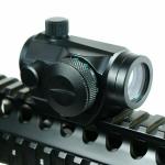 Tactical Holographic Reflex Red & Green Dot Sight Scope w/ Picatinny Rail Mount