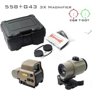 G45 5X QD Magnifier Red Green Dot Sight