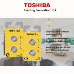 Toshiba CR1632 3V Lithium Coin Cell Battery Pack