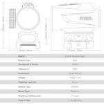Feyachi V90 Waterproof 2 MOA Red Dot Sight