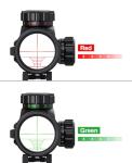 MidTen 4-16x50 AO Rifle Scope with Holographic Sights