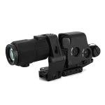 558 Red Green Dot Sight with 3X/5X Magnifier Combo