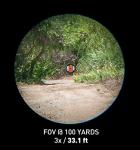 Monstrum P330-B 3X Prism Scope with Circle Dot