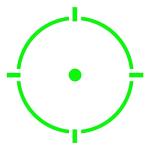 Holosun HE515GM-GR Green Dot Sight with Circle