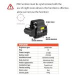 Upgraded 558 Red Dot Sight with NV Function