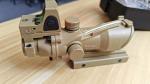4x32 Tactical ACOG Scope with RMR Red Dot