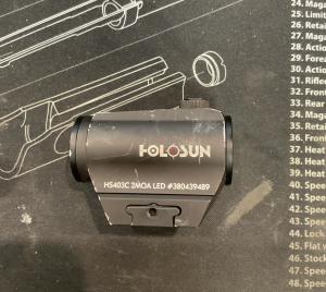 Holosun HS403C 2MOA Red Dot Sight