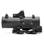 Dual Purpose 1-4x Fixed Scope with Mini Red Dot