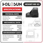 Holosun HE508T-RD X2 Red Dot Sight