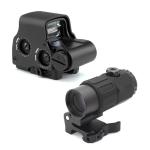 558 Holographic Red Dot Sight with Magnifier Combo
