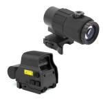 558 Holographic Red Dot Sight with Magnifier Combo