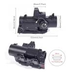 1-4x Fixed Dual Purpose Scope with Mini Red Dot