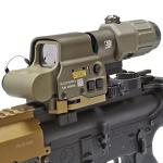 Red Green Dot Sight with 5X Magnifier Combo