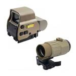 558 Red Green Dot Reflex Sight & Magnifier Combo