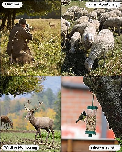Usogood Trail Camera 36MP 4K 30fps Game Camera with Night Vision Motion Activated IP66 Waterproof, 65ft 120° Wide Angle Detection Hunting Camera, for Outdoor Garden Backyard Wildlife Monitoring