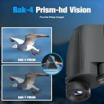 Binoculars 12x25 for Adults and Kids Night Vision Binoculars Compact Binocular Waterproof Binocular Wide Field of View for Bird Watching,Hiking,Hunting,Concert with Binocular Cases