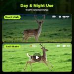 Night Vision Goggles, Night Vision Binoculars - Gifts for Men Dad Husband Boy Friend - 4K 3'' HD Screen & 10X Digital Zoom, 5000mAh Battery and 32GB TF Card, Tech Gadgets Telescope for Camping