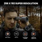 MiLESEEY Thermal Monocular T-Recon Hunter, 256x192 (25 Hz) TNV10 Aircraft Mg-Al Alloy Thermal Monocular for Hunting Handheld Thermal Imaging