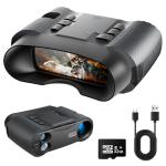  ACPOTEL Night Vision Binoculars with 3" Screen - Day & Night Vision Goggles for Adults, 1-8x Zoom, 1280P Photos & 40Hz Videos, 32GB Memory Card, Rechargeable Lithium Battery, Perfect for Hunting & Wildlife Observation