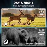  Nightfox 4K Night Vision Binoculars - High-Definition Night Vision Goggles with 3" HD Screen, Photo & Video Recording, and 32GB Memory Card