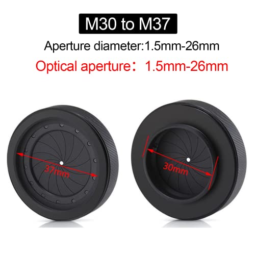 Adjustable Iris Aperture Diaphragm for Binoculars