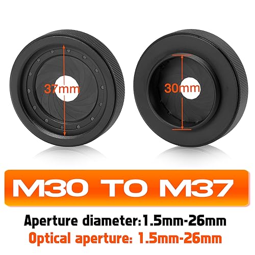 Iris Aperture Adapter Filter Pack for M30-M37 Binoculars