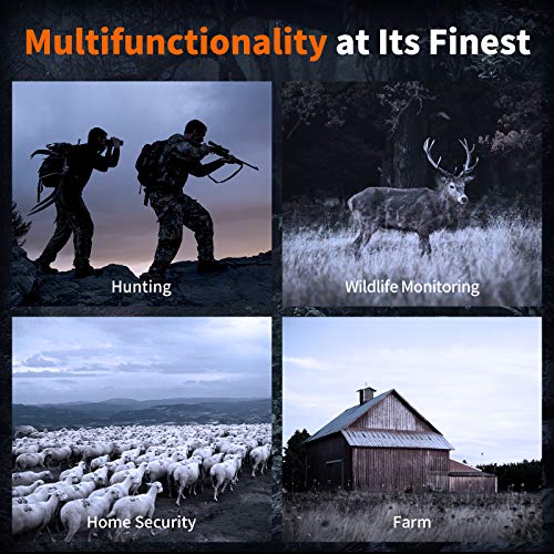 GTHUNDER Digital Night Vision Goggles Binoculars for Total Darkness—FHD 1080P Infrared Digital Night Vision, 32GB Memory Card for Photo and Video     