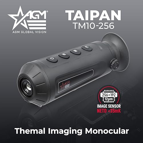 AGM Global Vision thermal monocular Taipan TM10-256 Thermal Imaging Monocular for hunting 256x192 (25 Hz) 