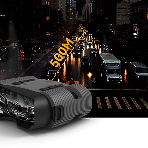  ACPOTEL Night Vision Binoculars with 3" Screen - Day & Night Vision Goggles for Adults, 1-8x Zoom, 1280P Photos & 40Hz Videos, 32GB Memory Card, Rechargeable Lithium Battery, Perfect for Hunting & Wildlife Observation
