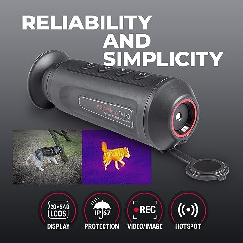 AGM Global Vision Asp-Micro TM160 Thermal Imaging Monocular - Compact & Powerful Heat Vision for Hunting, Observation, and More