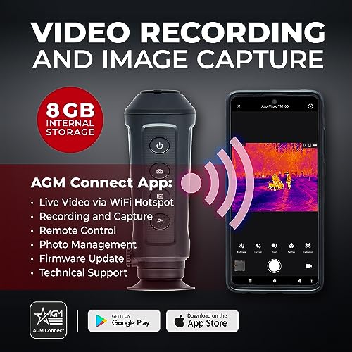 AGM Global Vision Asp-Micro TM160 Thermal Imaging Monocular - Compact & Powerful Heat Vision for Hunting, Observation, and More