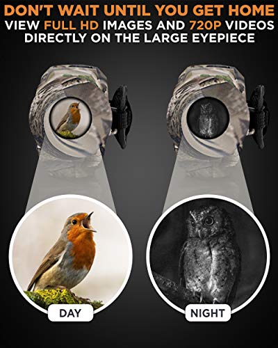 CREATIVE XP Digital Night Vision Monocular for 100% Darkness - Travel Infrared Monoculars, IR High-Tech