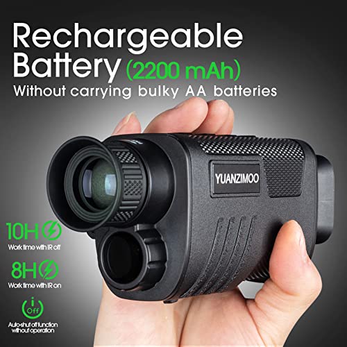 YUANZIMOO Night Vision Monocular Digital Infrared Monocular Telescope for 100% Darkness with 8X Zoom 2000mAh Rechargeable Battery Upgrade Tripod 32 GB SD Card & Card Reader