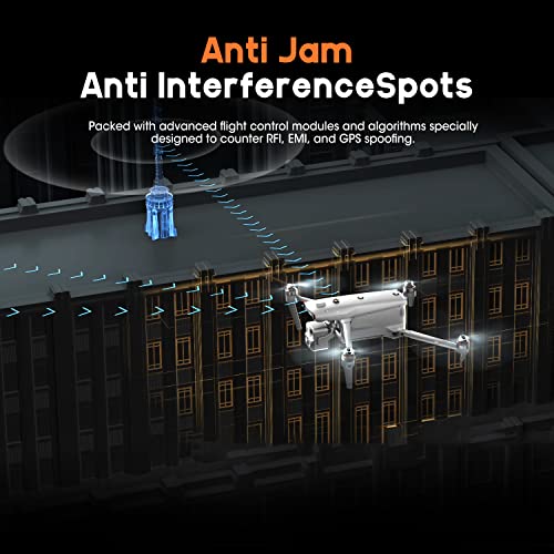 Autel Robotics EVO MAX 4T, Visiable/Zoom/Thermal/L-aser 4 Cameras in One Drone, 50MP&1/1.28" CMOS 8K Camera, 1-160x Super Zoom, 640×512 Thermal Resolution, 16.4–3737 ft L-aser Range, A-Mesh 1.0, 720° No Blind Spot, 42 Min, SkyLink 3.0 for 20KM Transmission