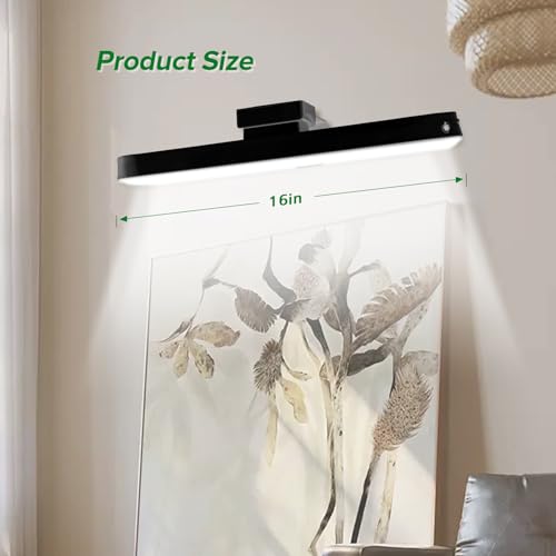 2-Pack 16inch Battery Operated Picture Lights with Remote