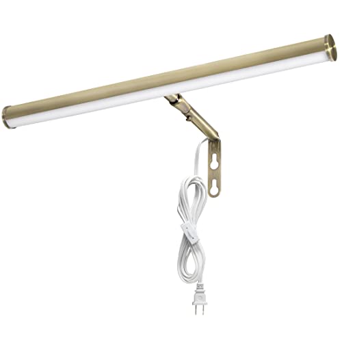 Maxxima 14 in. LED Picture Light - Antique Brass