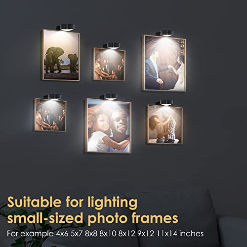 3-Pack Battery Operated LED Picture Lights with Remote