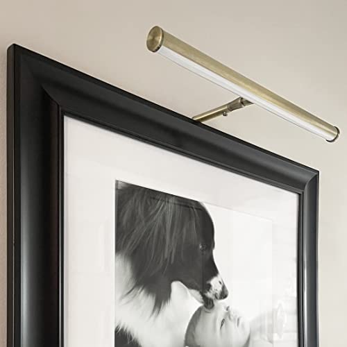 Maxxima 14 in. LED Picture Light - Antique Brass