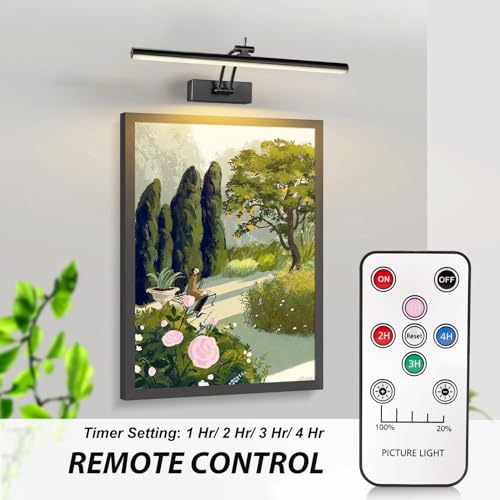 Yuichoy 2 Pack Battery Operated Picture Lights