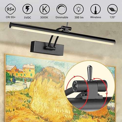 Yuichoy 2 Pack Battery Operated Picture Lights