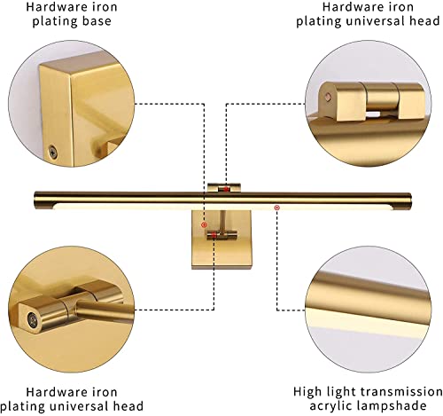 Joosenhouse Dimmable LED Picture Light Fixture - Swing Arm