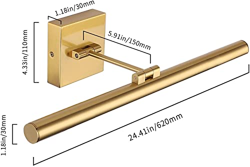 Joosenhouse Dimmable LED Picture Light Fixture - Swing Arm