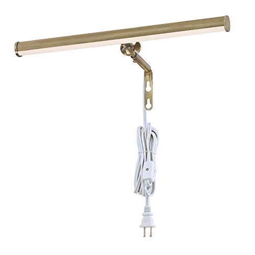 Westinghouse Adjustable LED Picture Light, Antique Brass Finish